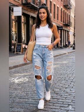 Wax Jean Light Blue Denim Pants